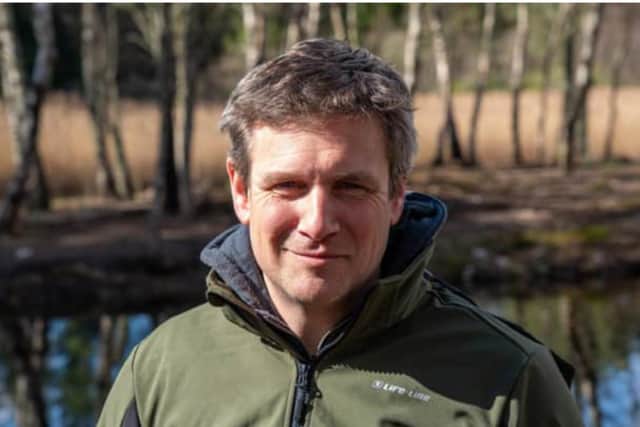 Alan McDonnell, conservation manager at rewilding charity Trees for Life. PIC:  Contributed.