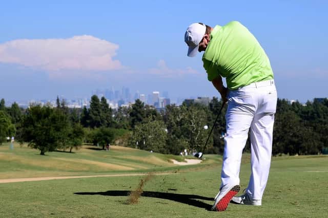 Bob  MacIntyre in action for Great Britain & Ireland in the 2017 Walker Cup at the Los Angeles Country Club. Picture: Harry How/Getty Images