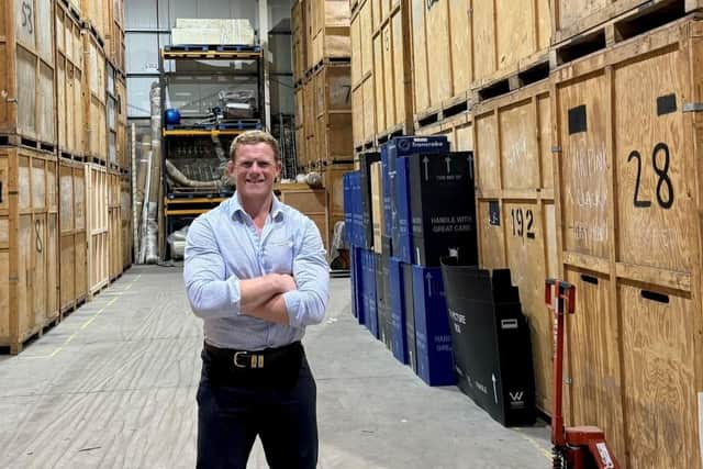SSR is owned by former rugby player Neil Adam Sinclair, who is pictured at the Glen Transport facility.