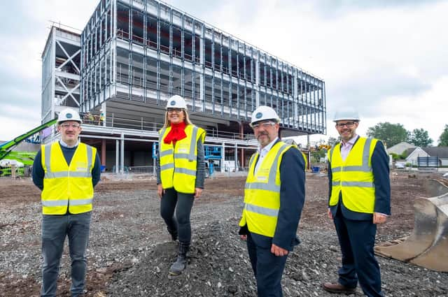 Andy Cunningham, Marie Macklin CBE, Drew Macklin and Fraser Lang.