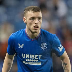 Rangers' Leon King in action during a friendly match against FC Copenhagen.
