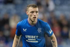 Rangers' Leon King in action during a friendly match against FC Copenhagen.