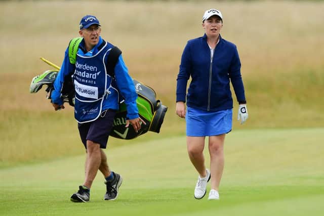 Gemma Dryburgh, pictured during last yar's event, is feeling confident about her game heading into this week's Trust Golf Women's Scottish Open at Dumbarnie Links. Picture: Mark Runnacles/Getty Images.