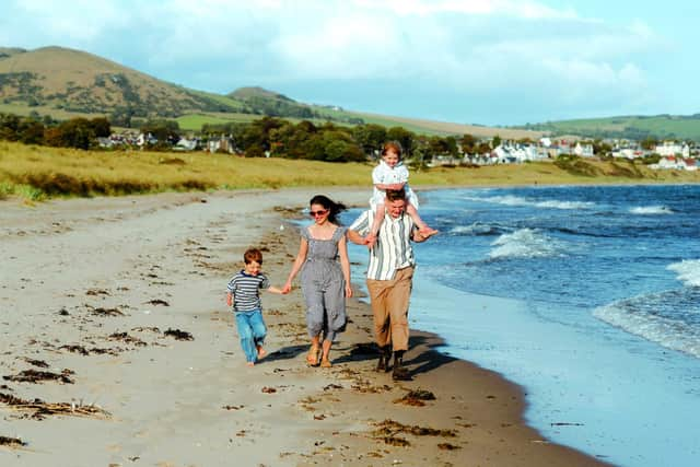 A stroll along the town’s sands, Lower Largo and the Law. Image: Simon Hird