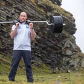 David Dooher will carry the 100kg barbell up Ben Nevis