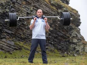 David Dooher will carry the 100kg barbell up Ben Nevis