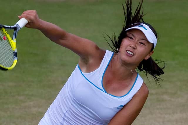Chinese tennis star Shuai Peng has not been seen in public since November 2 - the day she made allegations of sexual assault against a former government official. Photo credit: SNS Group Bill Murray.