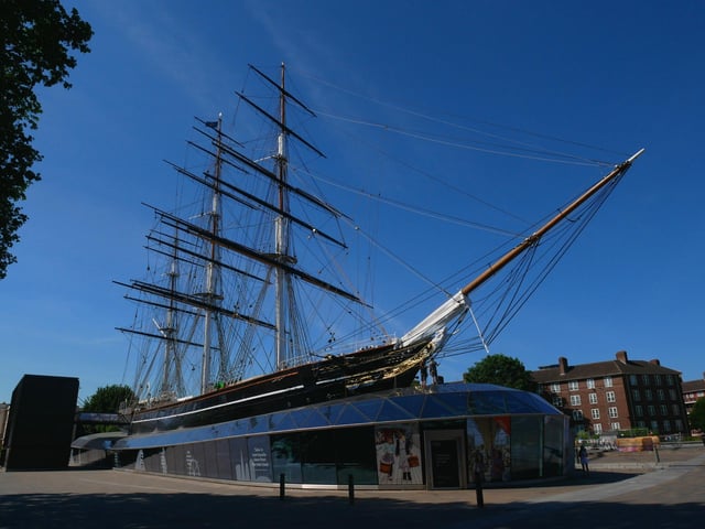 It would take another 50 years before steam overtook wind as the power source of the biggest ships. The Cutty Sark was one of the last of its kind when launched in 1869 at the Scott & Linton yard in Dumbarton. Known as a clipper - a mid-19th century type of sailing ship built for speed - such vessels were characterised by a narrow hull and large total sail area. Cutty Sark was ordered by the shipping magnate John Willis and named after a character in Robert Burns’ classic poem Tam o’Shanter. Although famously associated with the Chinese tea trade, Cutty Sark spent most of her life at sea transporting wool from Australia. She last sailed in 1938 and became a cadet training ship. In 1954 the Cutty Sark was towed to a custom-built dry dock in Greenwich, south London, where she has remained ever since. The ship is a prominent landmark on the route of the annual London Marathon.
