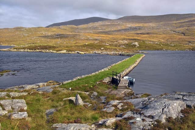 West Harris Trust has been awarded £35,000 to save the leaking Fincastle dam, a Victorian construction which supports the western bank of Loch Fincastle and connects the Luskentyre estuary with the freshwater of the loch and the Laxdale river, where wild salmon progress to their spawning grounds