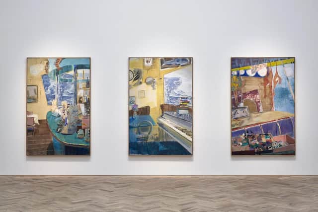 Installation view of Smickel Inn by Nick Goss at the Ingleby Gallery