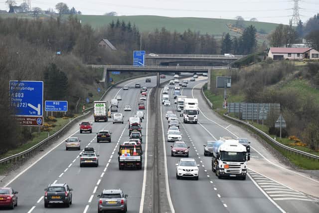 Part of the £320 million completion of the M80 between Glasgow and Stirling was opened early in 2011. Picture: John Devlin