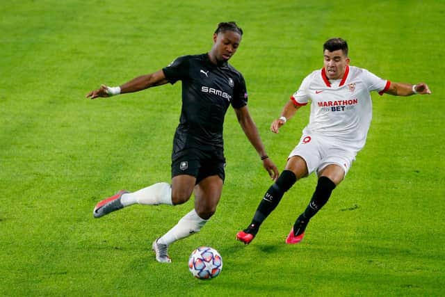 Rennes defender Brandon Soppy is reportedly wanted by Celtic. Picture: SNS