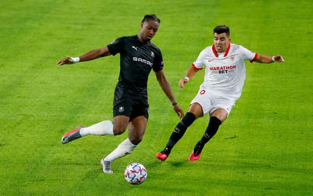 Rennes defender Brandon Soppy is reportedly wanted by Celtic. Picture: SNS