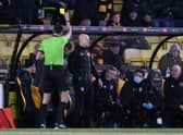 Robbie Neilson is booked by Kevin Clancy.