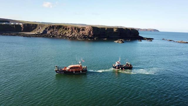 RNLI Eyemouth saves disabled fishing boat in the Scottish Borders (Photo: RNLI).