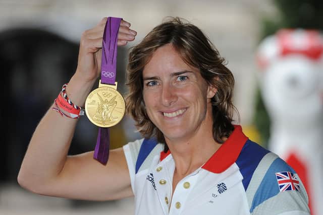 Katherine Grainger won rowing gold at the 2012 Olympics in London.
