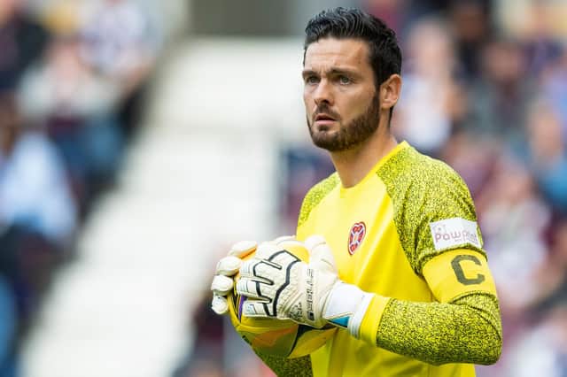Hearts goalkeeper Craig Gordon is pushing to be Scotland No.1