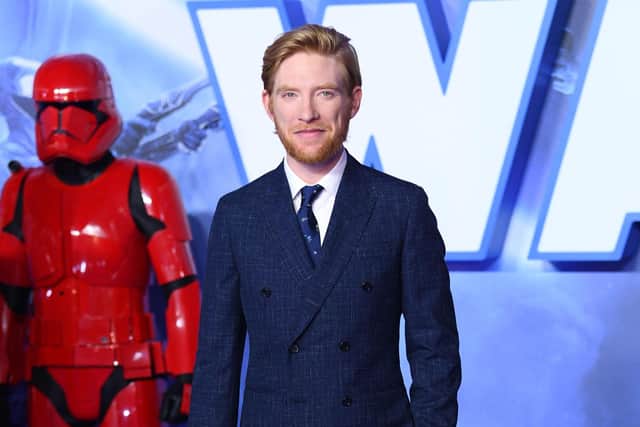 Domhnall Gleeson at the Star Wars: The Rise of Skywalker film premiere in London, 2019. Gleeson plays General Hux.