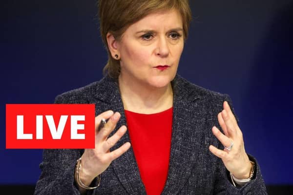 Nicola Sturgeon is taking part in a press conference later today.