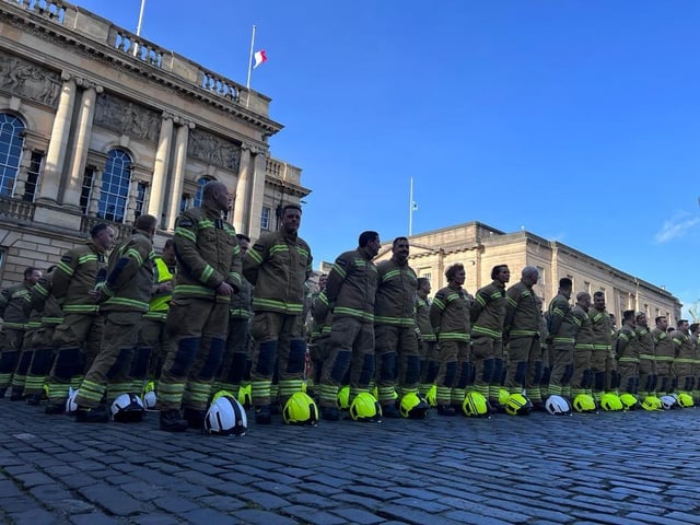 Mr Martin died at the age of 38, after sustaining serious injuries while fighting a fire in the Jenners building.