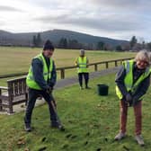 Aboyne Green Spaces Group helped plant bulbs in the village.