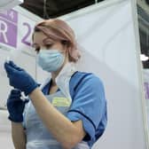 As Scotland’s vaccination rollout continues, today’s figures show that 1,570,153 people have now received their first dose. (Photo by Andrew Milligan - WPA Pool/Getty Images)