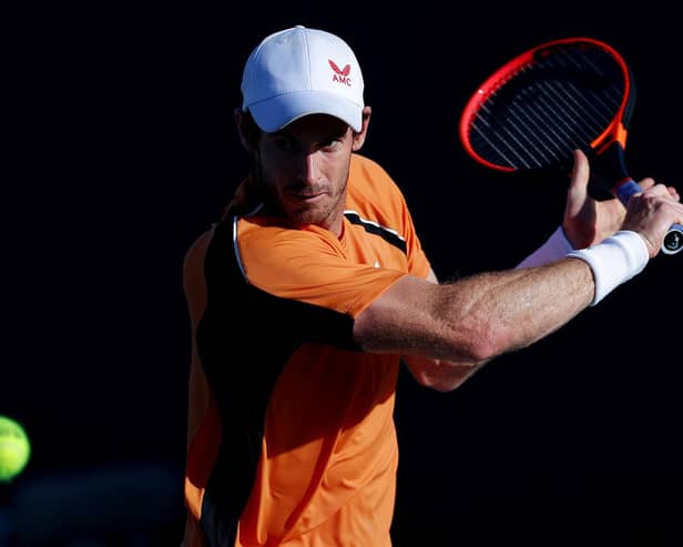 Andy Murray will be back in action next week on the red dirt.