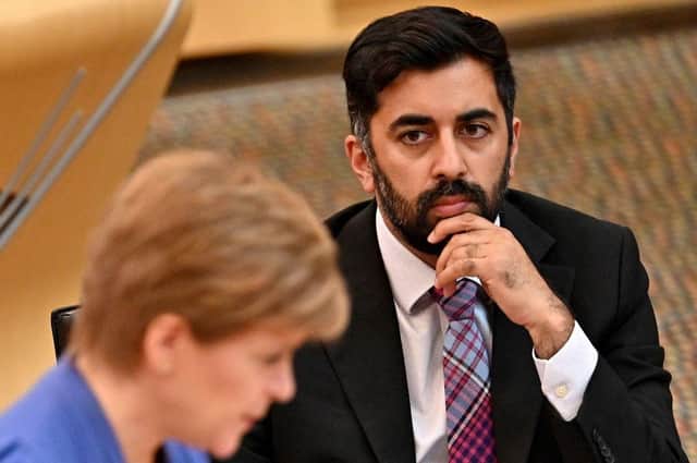 Health Secretary Humza Yousaf said NHS requests for help from the Army would be treated 'favourably' but added they might also be 'stretched' (Picture: Jeff J Mitchell/pool/AFP via Getty Images)