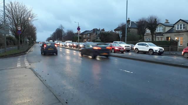 Traffic in Glasgow on Monday afternoon. Picture: JPIM