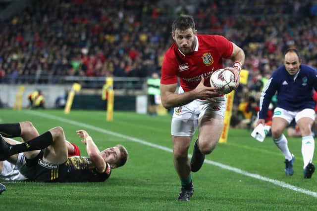 Tommy Seymour scored tries freely in provincial matches on the 2017 tour of New Zealand and was unlucky not to play in a Test. Picture: David Rogers/Getty Images
