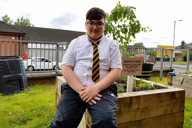 Giorgi Kakava, 13, was three when he fled to Scotland from Georgia with his mother Sopio Baikhadze, who died in 2018.