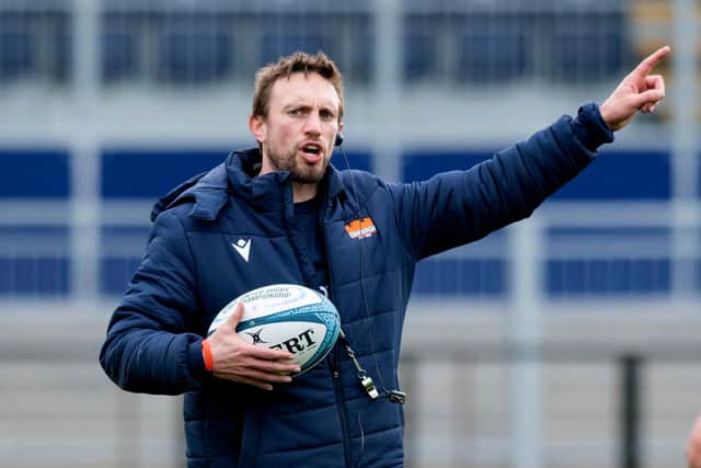 Edinburgh head coach Mike Blair.