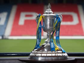 The William Hill Scottish Cup trophy.