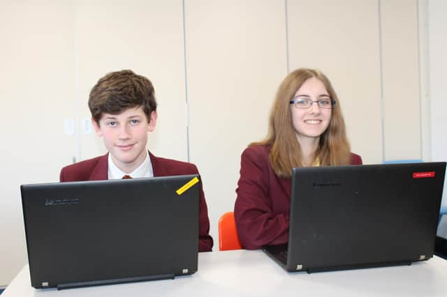 Laptops were sent to schools across Scotland