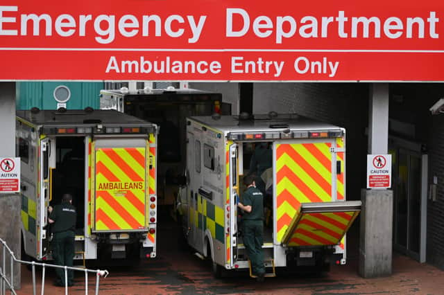 Strikes by some ambulance and NHS workers could take place after the GMB union rejected the Scottish Government’s most recent pay deal. Picture: John Devlin
