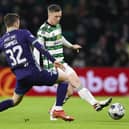Celtic's Callum McGregor played further forward in the 4-1 win over Hibs on Wednesday. (Photo by Rob Casey / SNS Group)