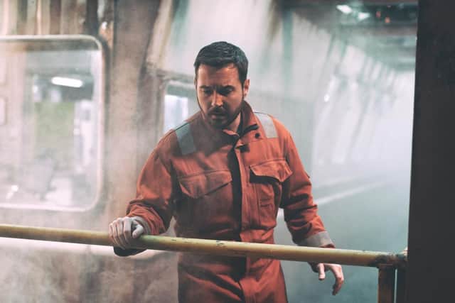 Martin Compston filmed the new North Sea-set supernatural thriller The Rig in Leith last year.