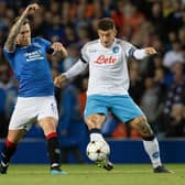Rangers' Ryan Jack in action against Napoli. (Photo by Alan Harvey / SNS Group)