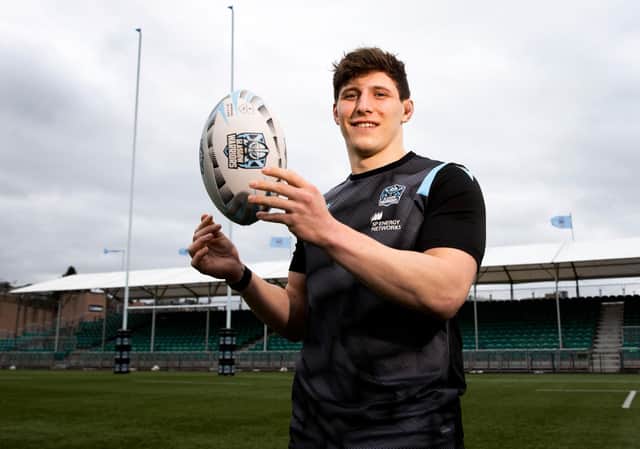 Glasgow Warriors' Rory Darge is pictured after signing a new deal with the club at Scotstoun Stadium. (Photo by Alan Harvey / SNS Group)