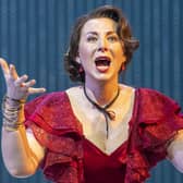 Justina Gringytė as Carmen in the current Scottish Opera production PIC: James Glossop.