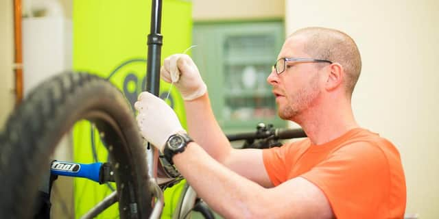 Forth Environment Link active travel coordinator Ray Burr said the e-bikes would be delivered to NHS workers' homes. Picture: Forth Environment Link.