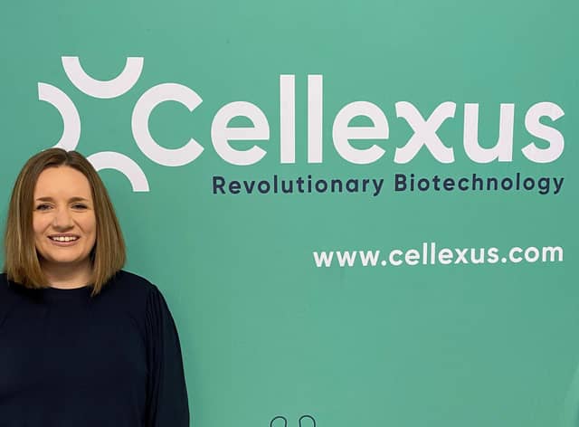 Fiona Bellot, sales director at Dundee-based Cellexus.