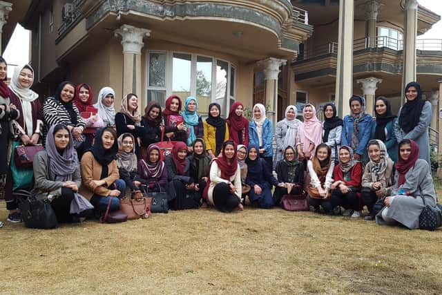 Just under 160 students were given scholarships by LNF last year with the number expected to rise. The resurgence of the Taliban, however, has closed universities in some regions. PIC: LNF.