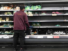 Sales of salad and fruit have fallen as people choose cheaper but less healthy food (Picture: Justin Tallis/AFP via Getty Images)