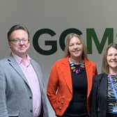 Left to right: Andrew Neill, GGMS; Pamela Stevenson and Lynn Lloyd from Fife Council Economic Development; and Rob Boyd, GGMS.