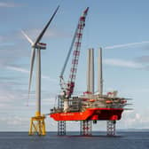 The turbine was installed at the Neart na Gaoithe (NnG) wind farm project by Siemens Gamesa using a specialist jack-up wind turbine construction vessel.