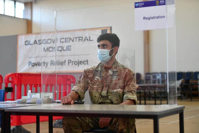 Asymptomatic testing rolled out in Glasgow with help from the army (Photo: John Devlin).