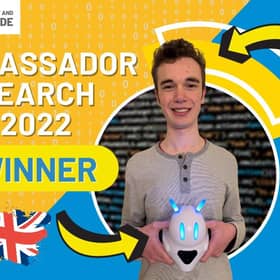 Meet and Code Youth Ambassador, Jamie Holroyde