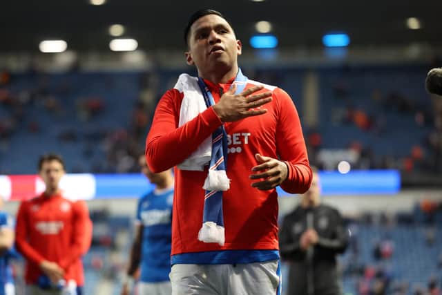 Alfredo Morelos has expressed his affection for Rangers after signing for Santos.