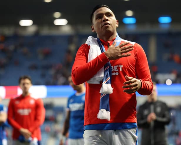 Alfredo Morelos has expressed his affection for Rangers after signing for Santos.